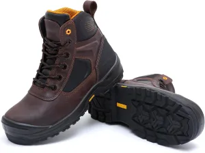 6" Safety Work Boots For Men Water Resistant Composite Toe Puncture Resistant EH Non Slip No Metal ASTM F2413-18 Comfortable&Durable MW9276