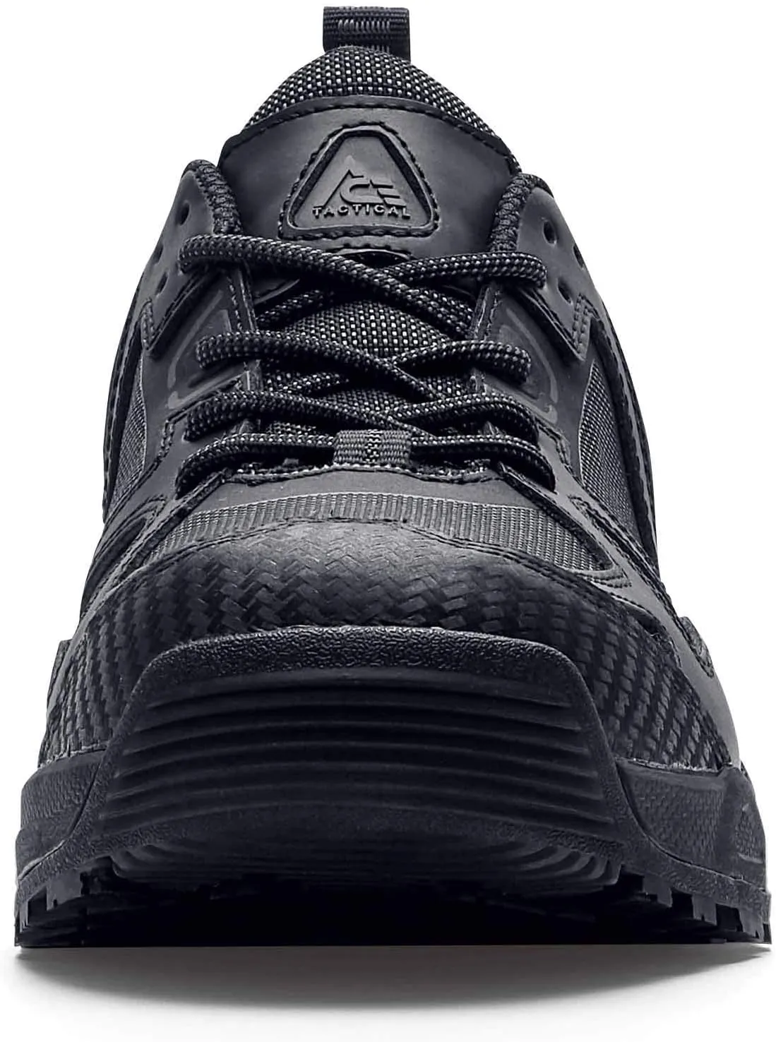 ACE Work Boots by SFC Defender Low, Men's Soft Toe (ST) Slip Resistant Work Boots, Water Resistant, Black