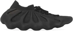 adidas Mens Yeezy 450 Lace Up Sneakers Shoes Casual - Black