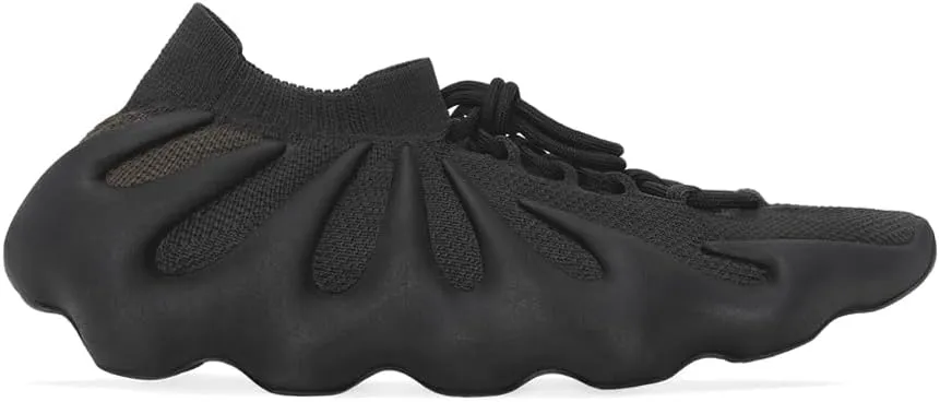 adidas Mens Yeezy 450 Lace Up Sneakers Shoes Casual - Black