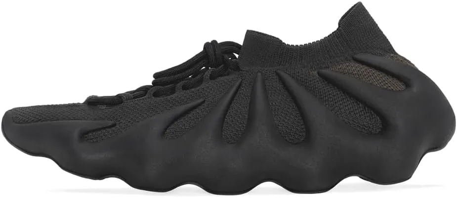 adidas Mens Yeezy 450 Lace Up Sneakers Shoes Casual - Black