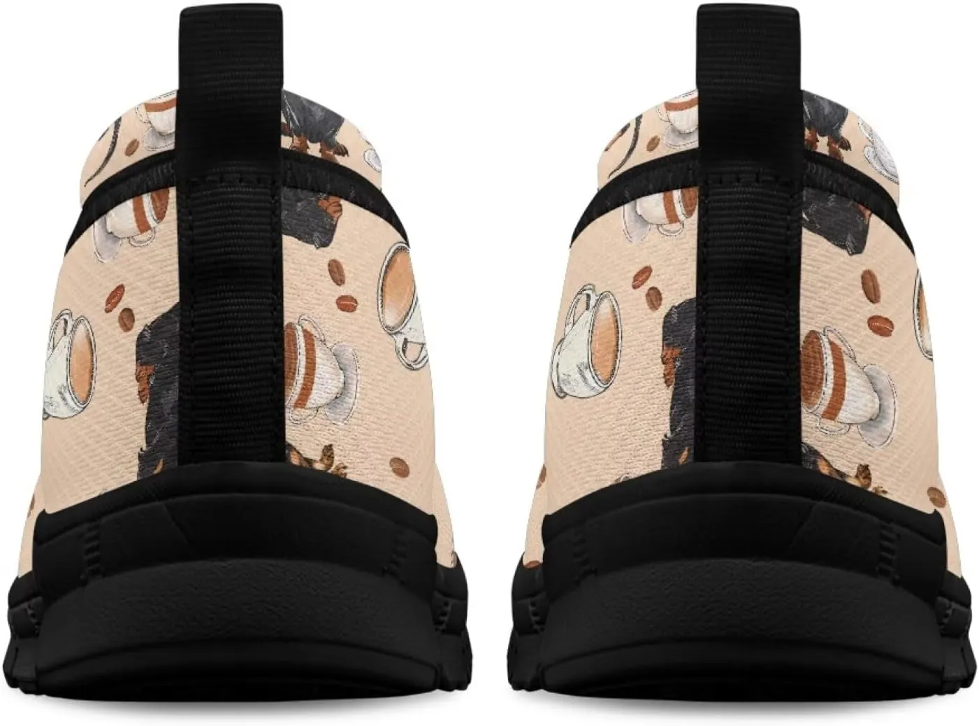 Adorable Animals Print Womens Ballet Flats Dress Shoes Slip On Round Toe Mesh Casual Sneakers Fit Comfort Lightweight Platform Loafers Daily Wear