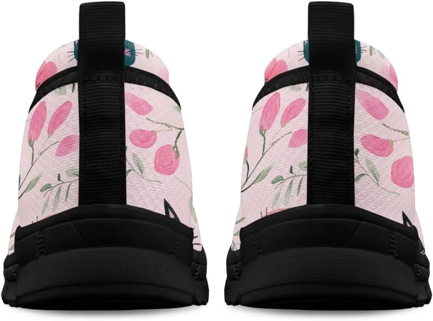 Adorable Animals Print Womens Ballet Flats Dress Shoes Slip On Round Toe Mesh Casual Sneakers Fit Comfort Lightweight Platform Loafers Daily Wear