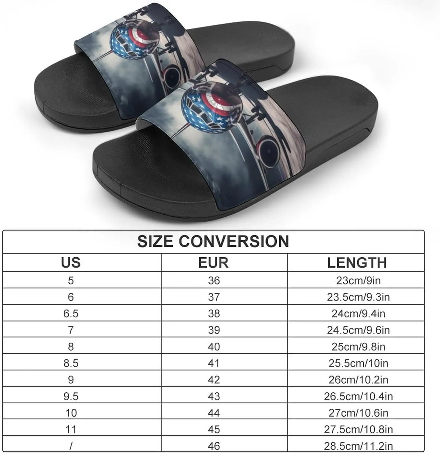 Aircraft Jets Home Slipper PVC Open Toe Shower Shoes Non-Slip Bathroom Sandals Pool Sandals for Men Women