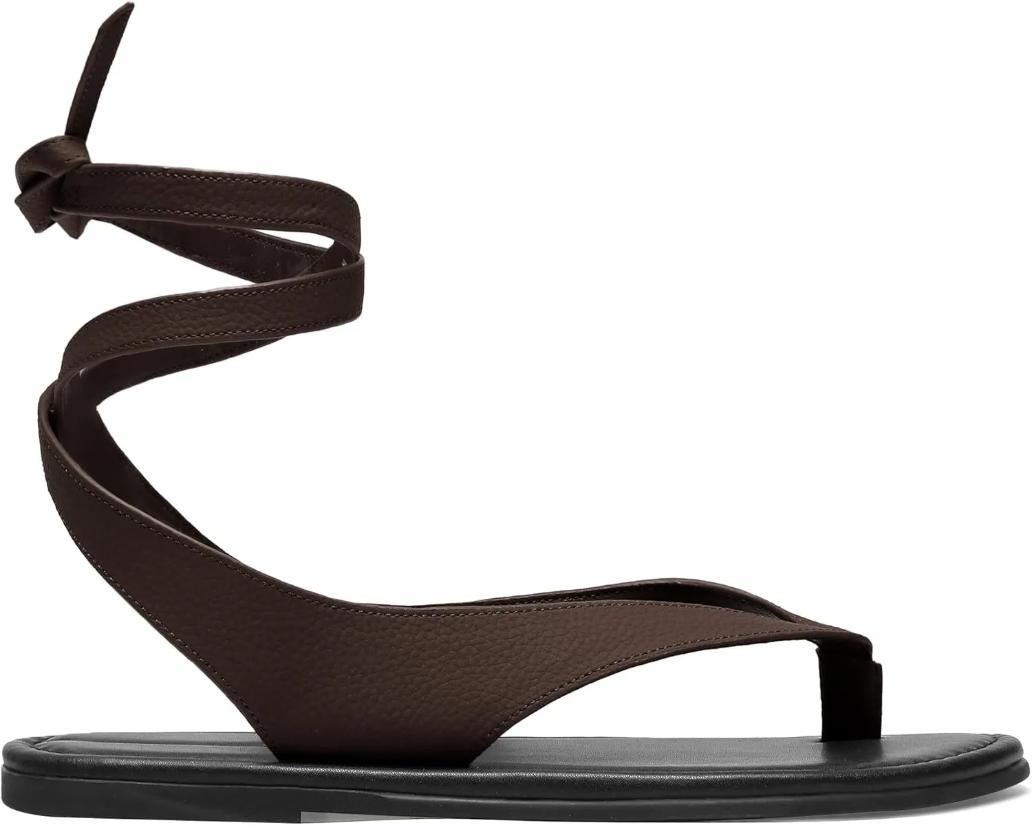 Ankle Strap Flat Sandals for Women Comfortable Lace Up T-Strap Slip on Flip Flops Flats Ladies Fashion Cute Thong Sandals Summer Soft Flip Flops Sandals