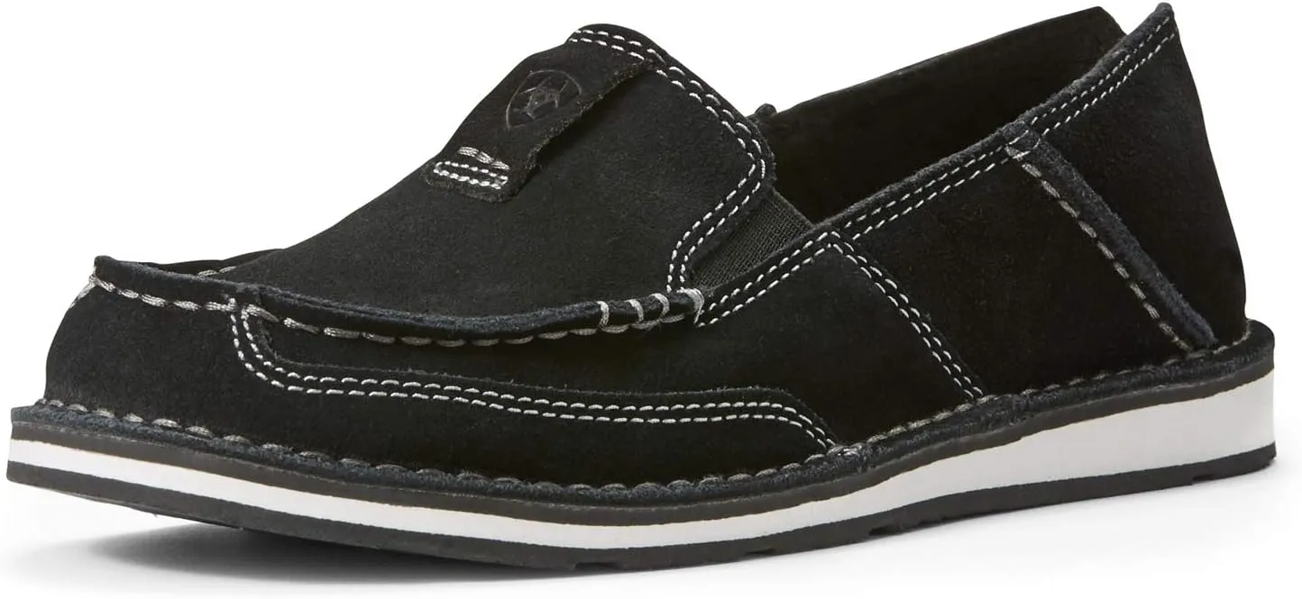 ARIATARIRC Womens Cruiser Black Suede 11