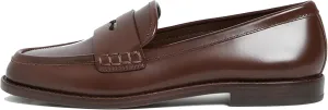 Arqa Penny Loafers for Women Comfortable Slip on Formal Work Flats Natural Raffia Woven Flats Dressy Casual Walking Shoes