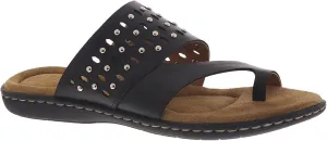 ARRAY Women's Catalina Leather Slip-On Sandal with Studs