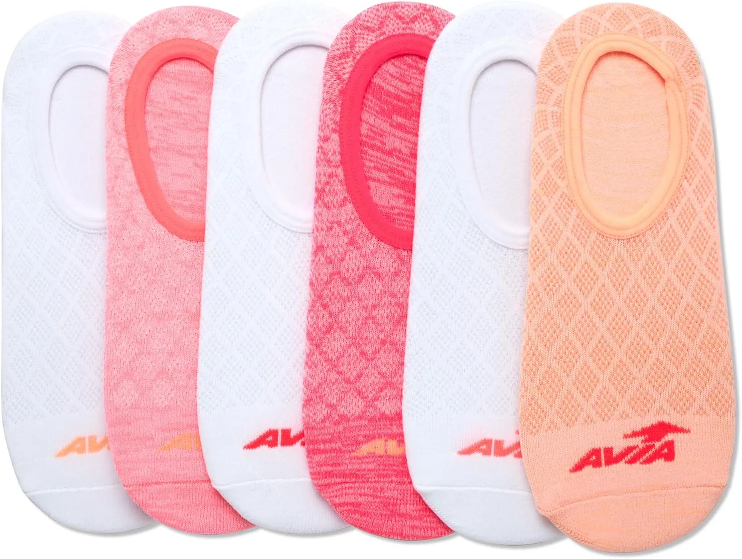 Avia Women's Low Cut Socks, 6-Pack - Performance Stretch Athletic Socks for Women (4-9)