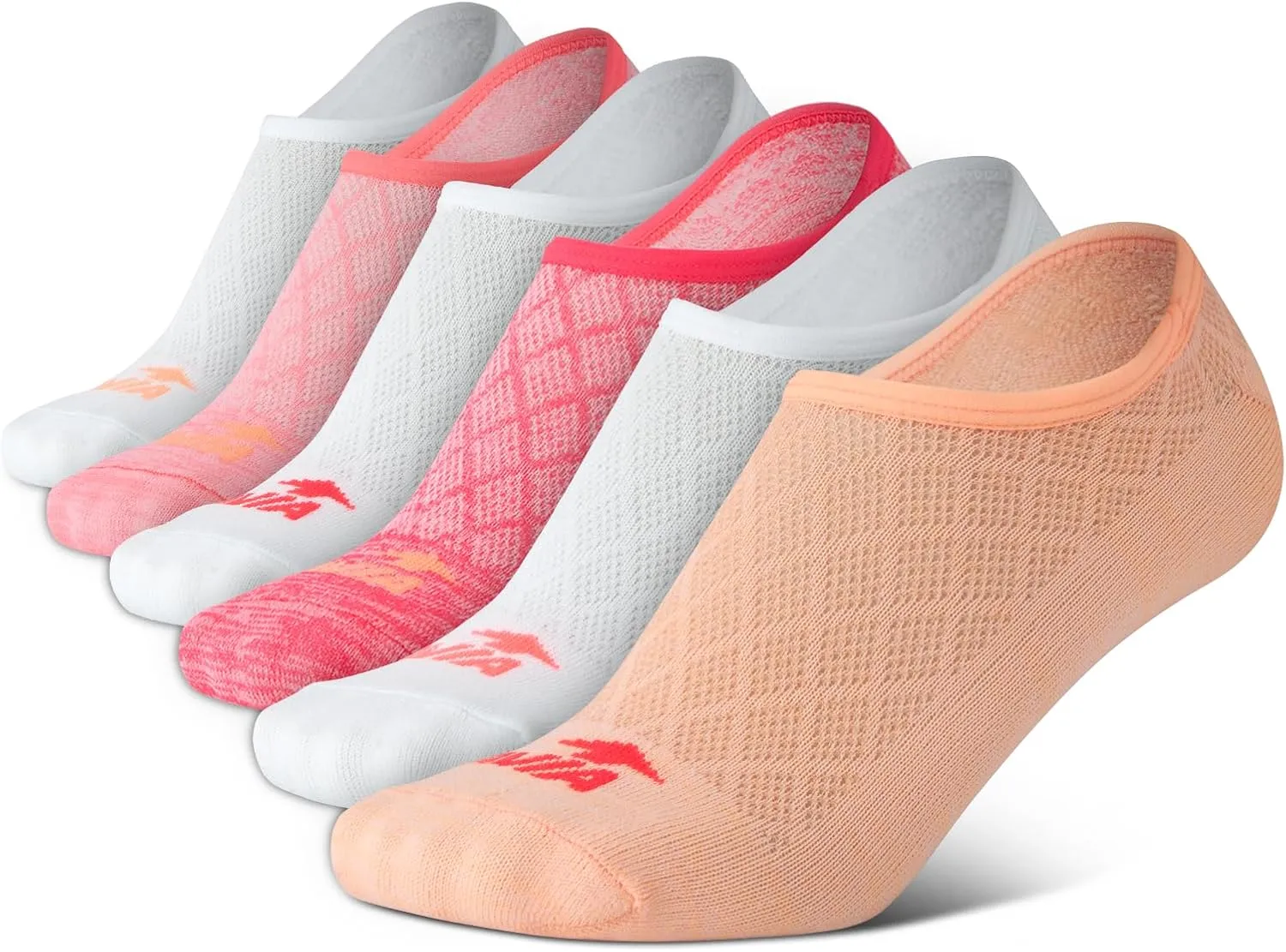 Avia Women's Low Cut Socks, 6-Pack - Performance Stretch Athletic Socks for Women (4-9)