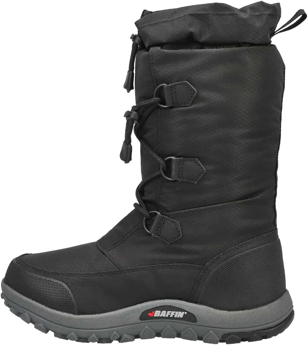 Baffin Light Women's Winter Boots, Tundra Rated, 14 to -22 degrees Fahrenheit, Tall Height, Black, Size 11