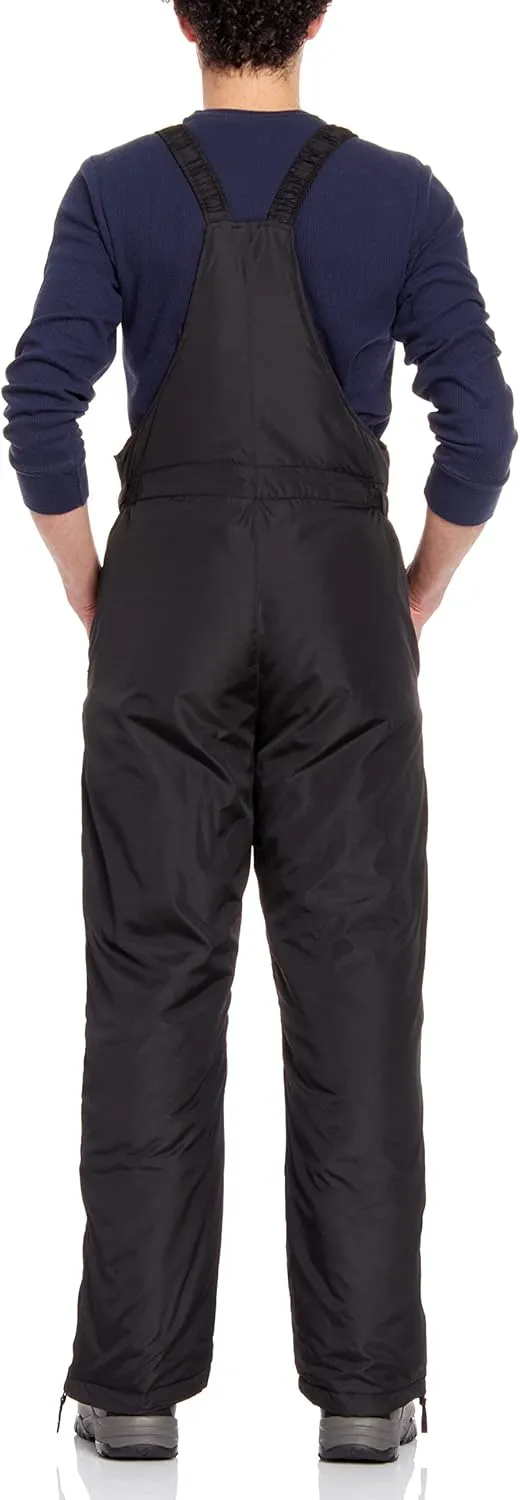 Bass Creek Outfitters Men's Insulated Snow Bib - Water Resistant Snowboard Overall Ski Pants (Sizes: M-3X)