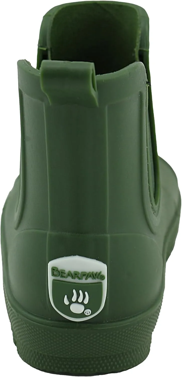 BEARPAW Toddler Rain Boots, Waterproof Rubber Kids Rainboot, Girls/Boys Light Water Shoes for Muddy Park/Hiking