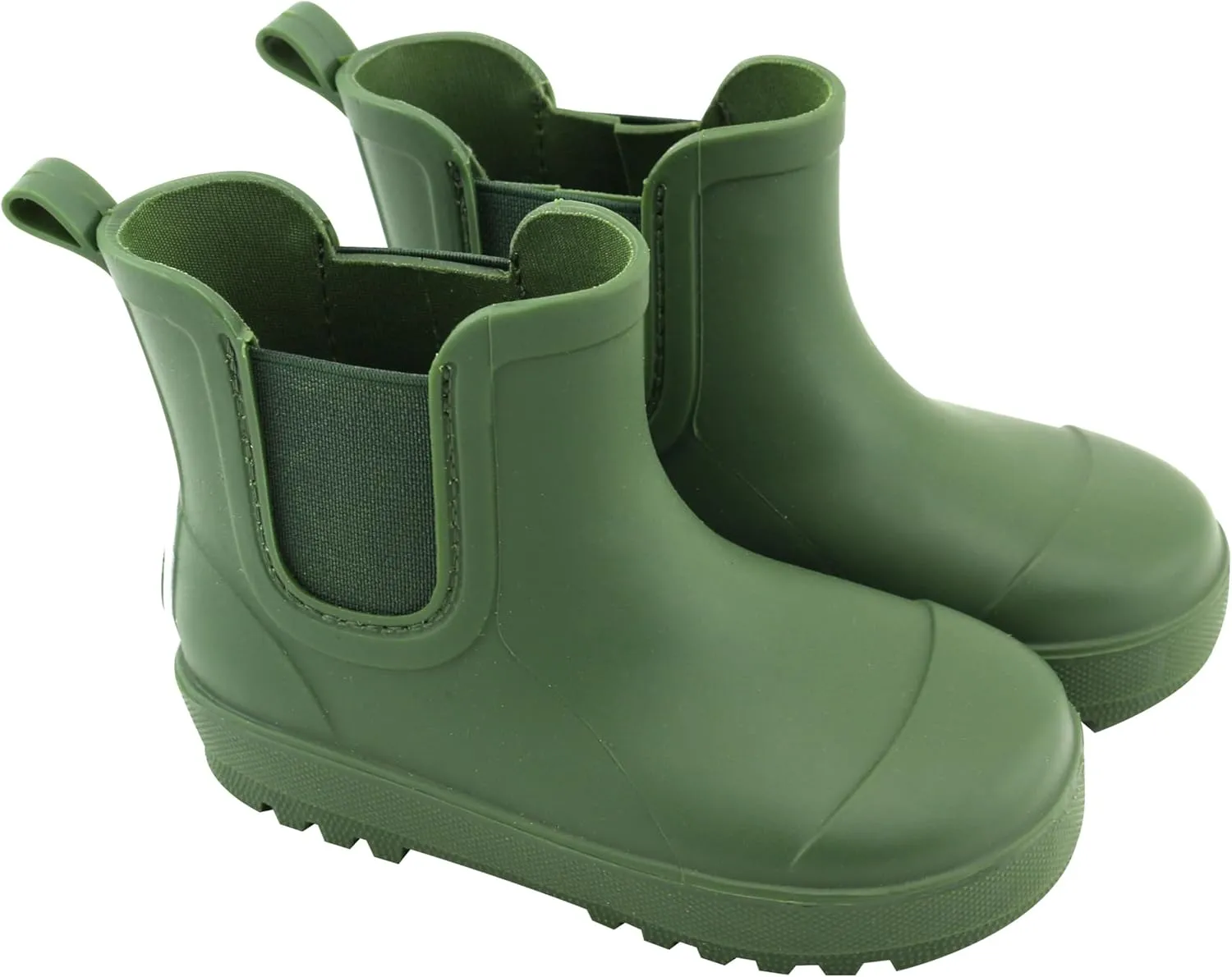 BEARPAW Toddler Rain Boots, Waterproof Rubber Kids Rainboot, Girls/Boys Light Water Shoes for Muddy Park/Hiking