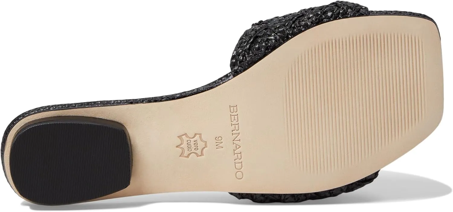 Bernardo Pixie - Flats for Women - Rubber Outsole - Round Toe Silhouette - Slide Sandals - Leather Insole