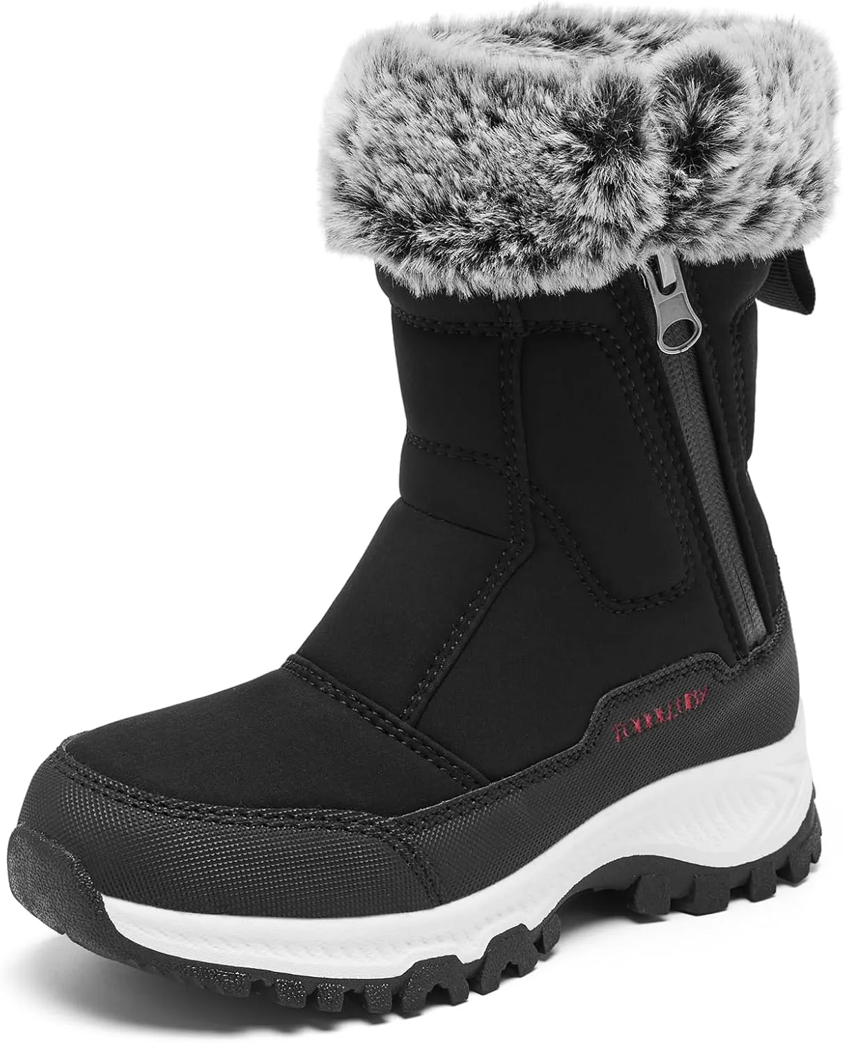 Boys Girls Kids Cute Snow Boots Waterproof Slip Resistant Outdoor Winter Boots Shoes Little Kid/Big Kid