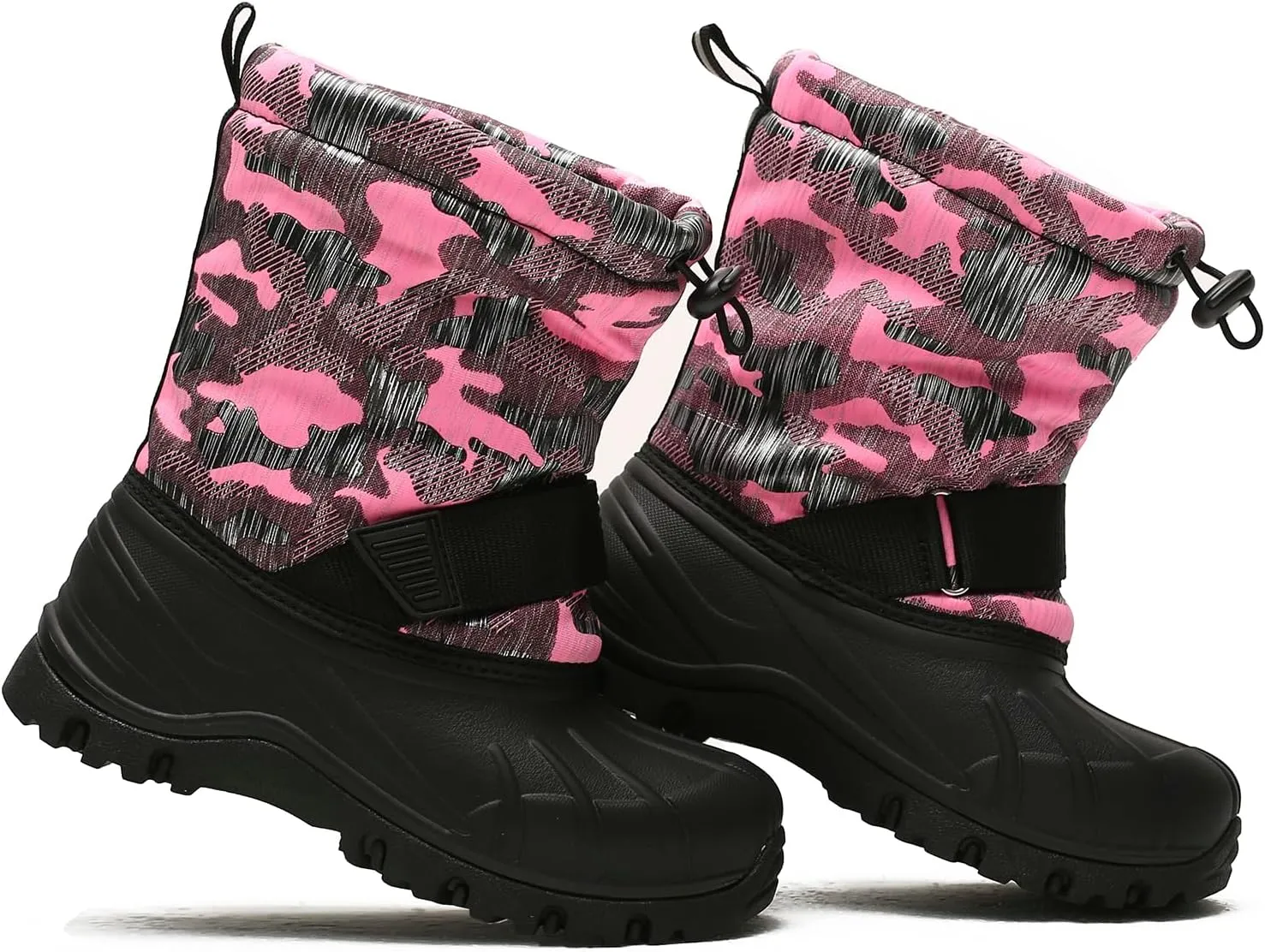 Boys Girls Snow Boots Winter Outdoor Waterproof Slip Resistant Cold Weather Shoes(Little Kid/Big Kid)