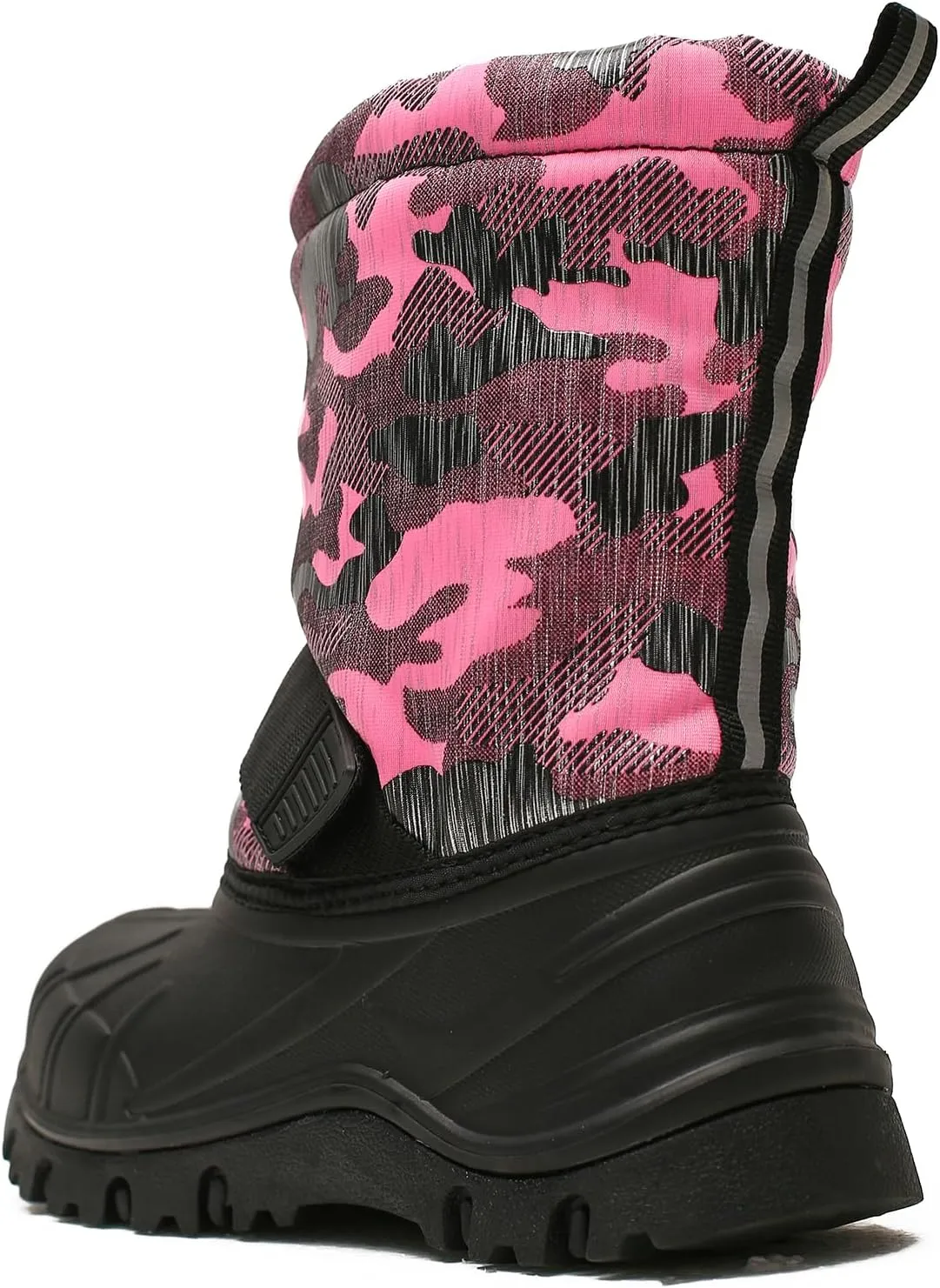 Boys Girls Snow Boots Winter Outdoor Waterproof Slip Resistant Cold Weather Shoes(Little Kid/Big Kid)