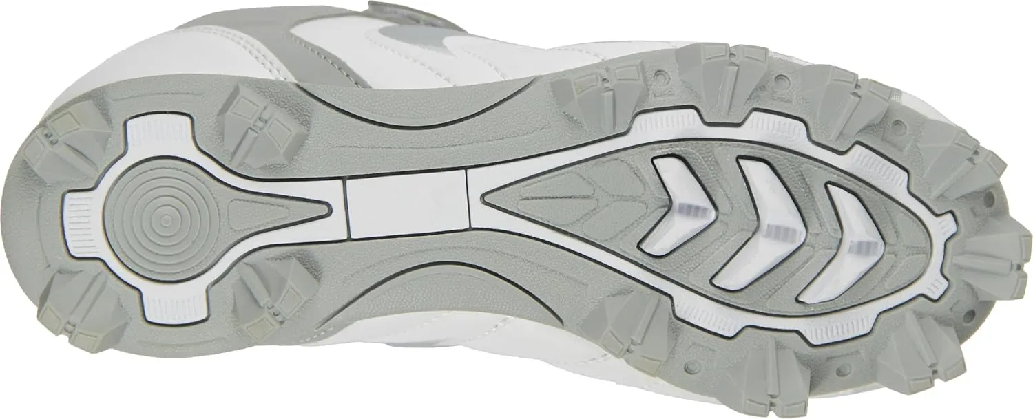 CAMVAVSR Unisex-Child Baseball Cleats Kids Softball Shoes for Boys Girls Rubber Molded Little Children Big Youth Sneakers Easy to Wear Sports Footwear
