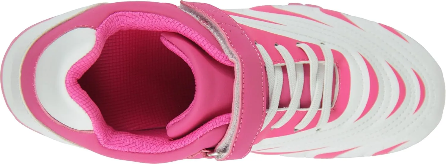 CAMVAVSR Unisex-Child Baseball Cleats Kids Softball Shoes for Boys Girls Rubber Molded Little Children Big Youth Sneakers Easy to Wear Sports Footwear