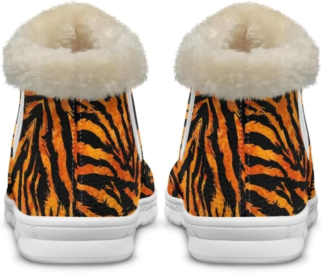 chaqlin Winter Boots Snow Boots Ankle Warm Slip Resistant Boots Flannel Fur Lined Comfy Cold Weather Outdoor Casual Boots