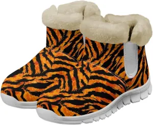 chaqlin Winter Boots Snow Boots Ankle Warm Slip Resistant Boots Flannel Fur Lined Comfy Cold Weather Outdoor Casual Boots