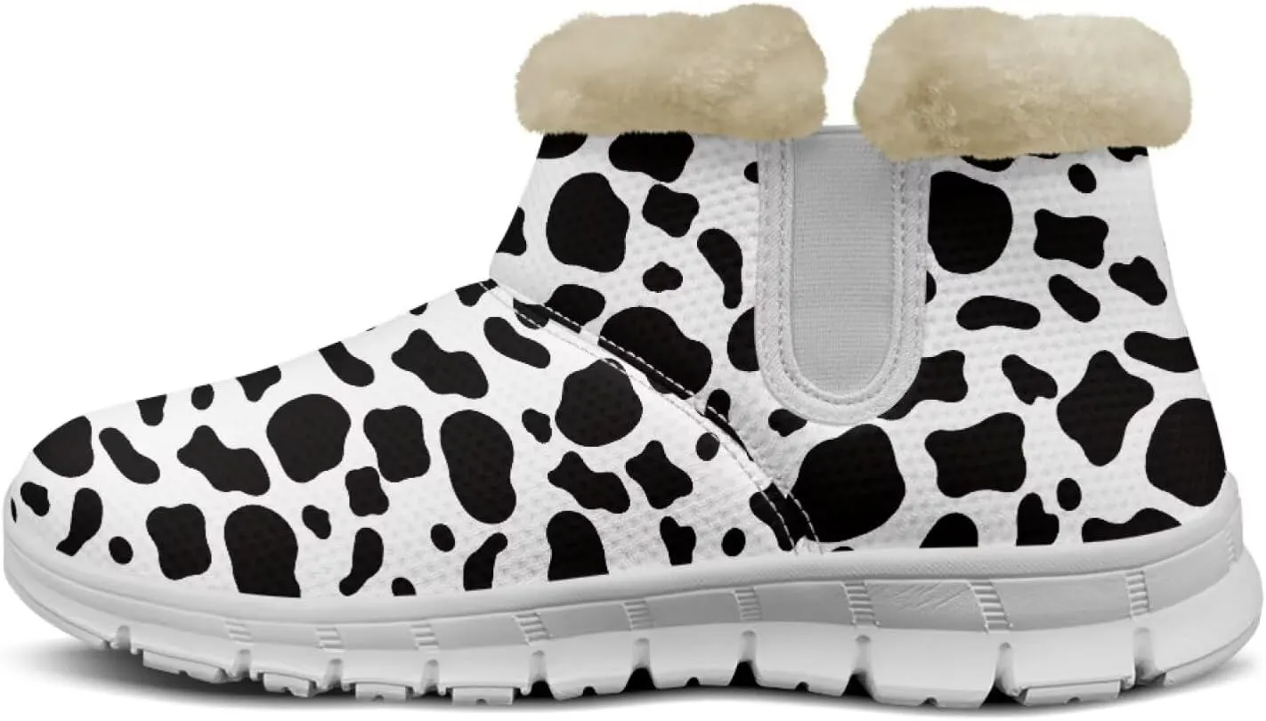 chaqlin Winter Boots Snow Boots Ankle Warm Slip Resistant Boots Flannel Fur Lined Comfy Cold Weather Outdoor Casual Boots