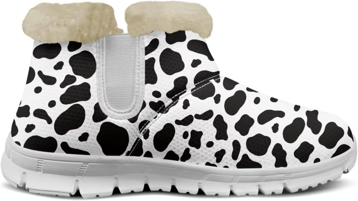 chaqlin Winter Boots Snow Boots Ankle Warm Slip Resistant Boots Flannel Fur Lined Comfy Cold Weather Outdoor Casual Boots