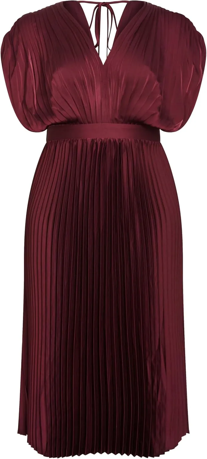 City Chic Women's Plus Size Dress - Henley Midi