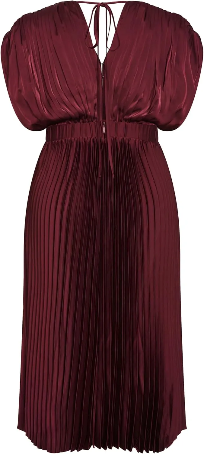 City Chic Women's Plus Size Dress - Henley Midi