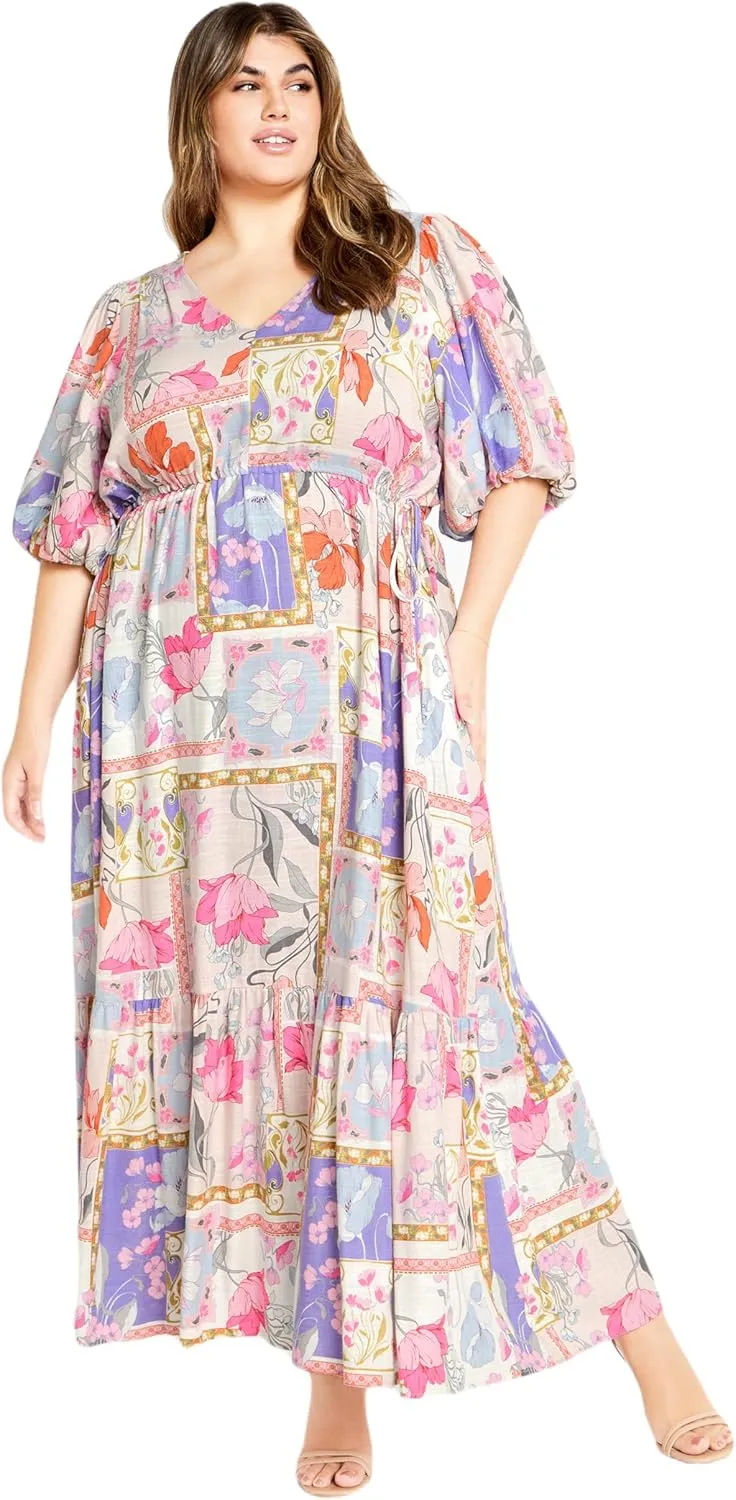 City Chic Women's Plus Size Maxi Dress - Flirtini