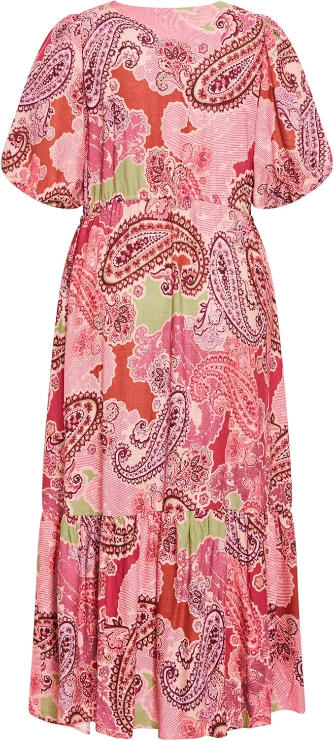 City Chic Women's Plus Size Maxi Dress - Flirtini