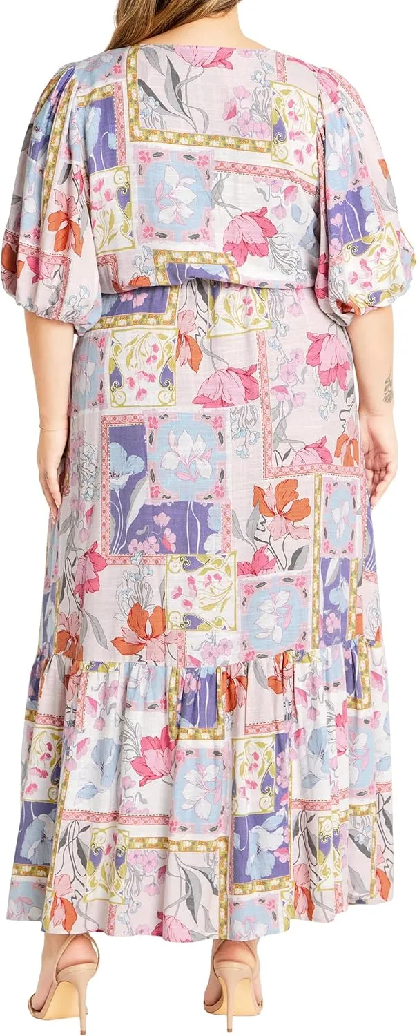 City Chic Women's Plus Size Maxi Dress - Flirtini