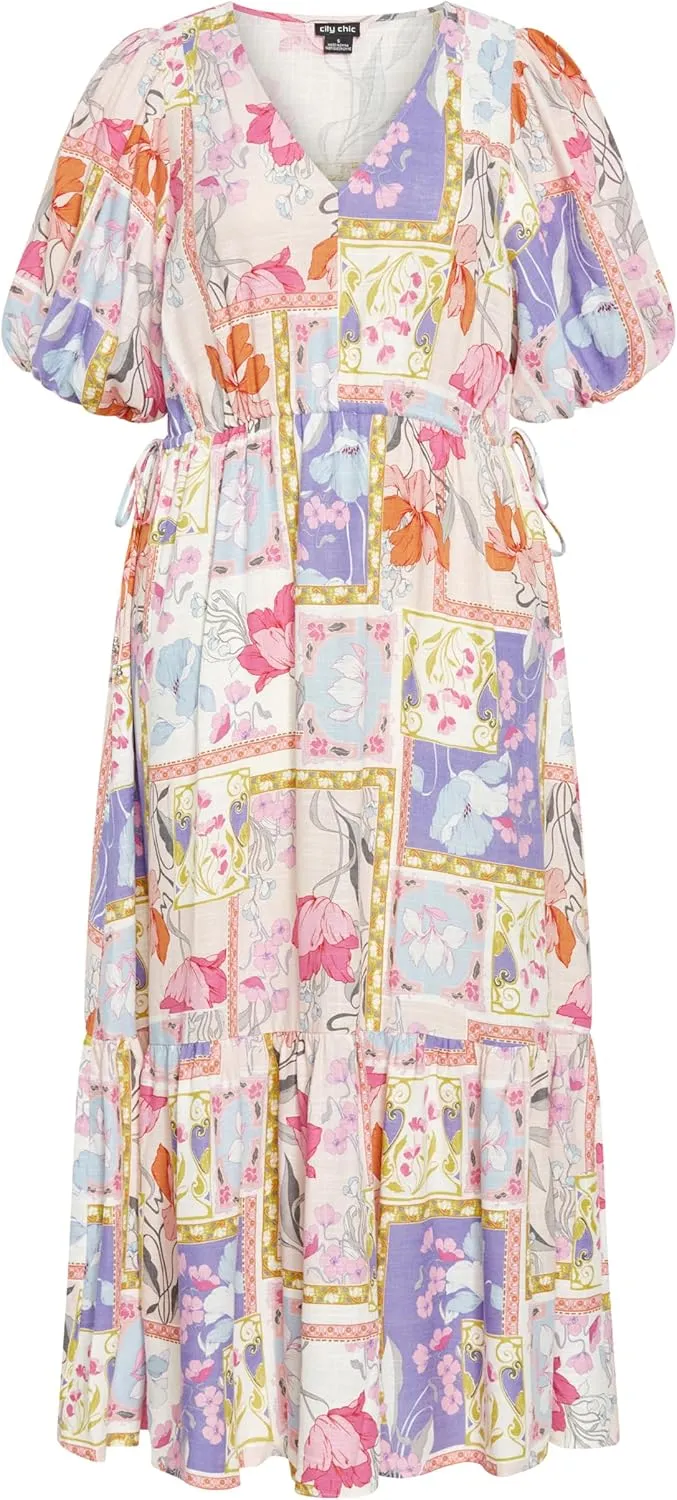 City Chic Women's Plus Size Maxi Dress - Flirtini
