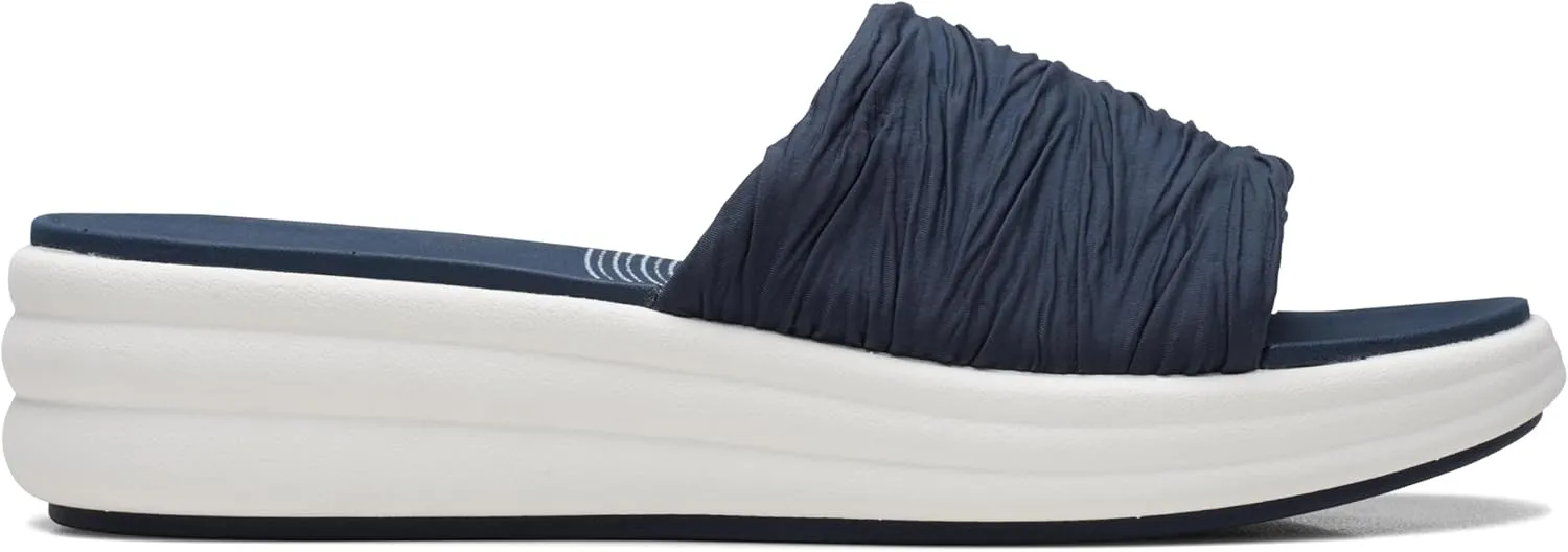 Clarks Womens Slip On Open Toe Slide Sandals