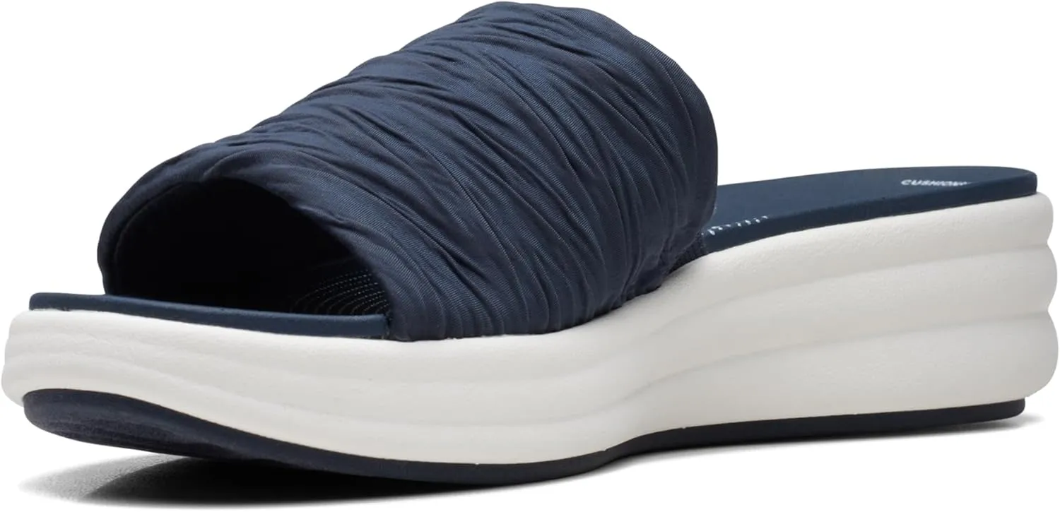 Clarks Womens Slip On Open Toe Slide Sandals