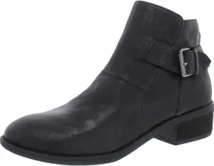 Comfortiva Women's Cardee Full-Grain Leather Slip-Resistant Boots with Side Zipper