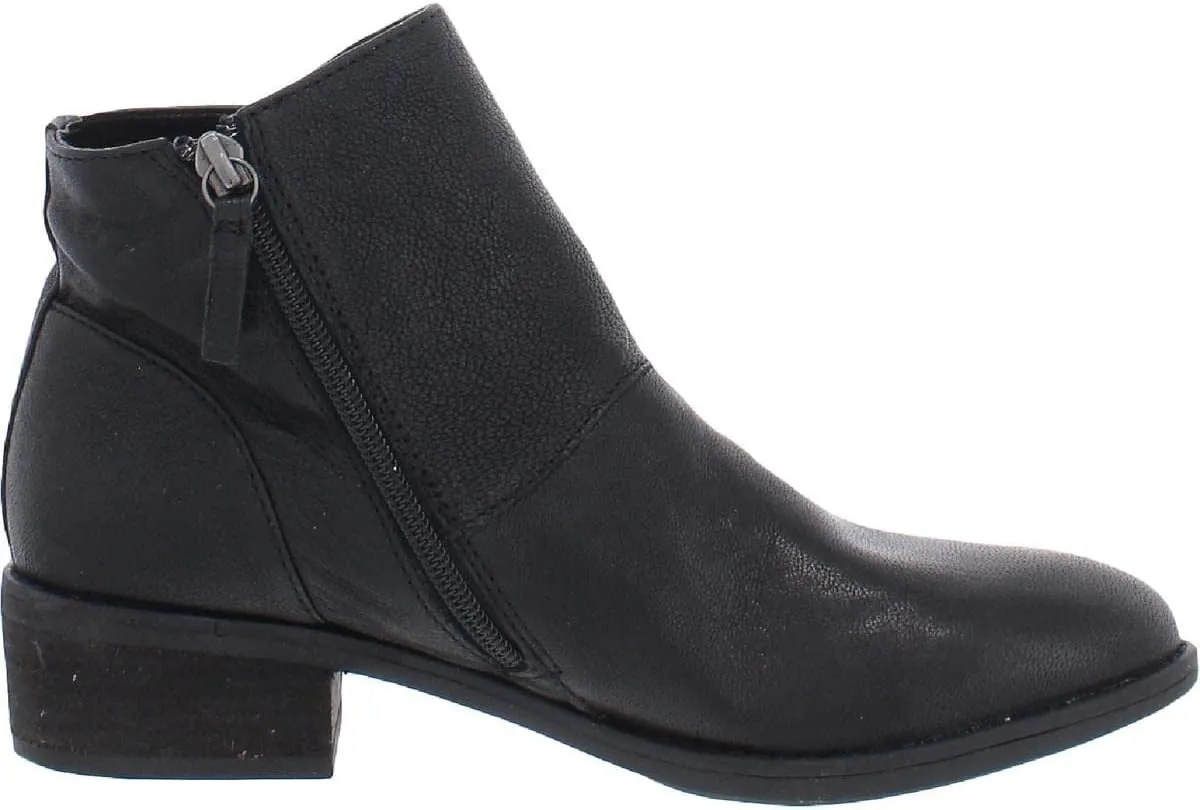 Comfortiva Women's Cardee Full-Grain Leather Slip-Resistant Boots with Side Zipper