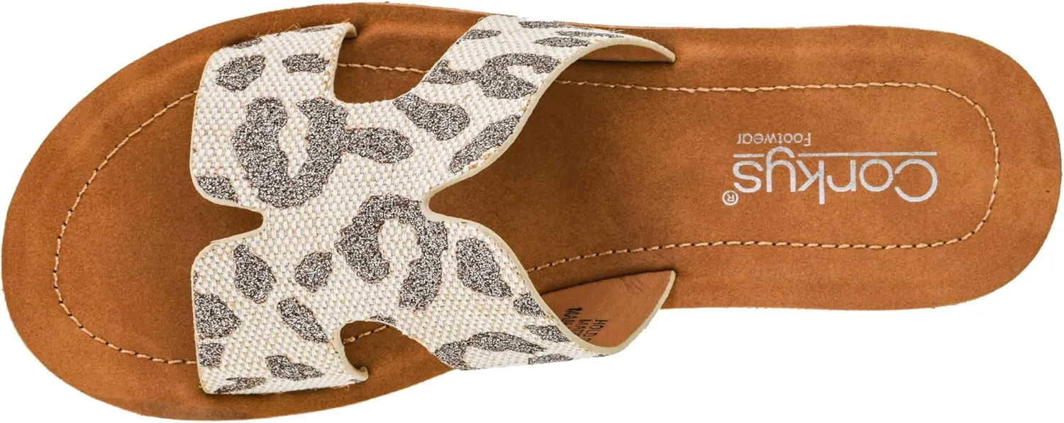 Corkys Footwear Hold Please 1-Inch Platform Sandals with Cushioned Foot-bed and Stylish 'H' Strap On Upper– Ultimate Comfort Meets Chic Design - Perfect For Everyday Wear