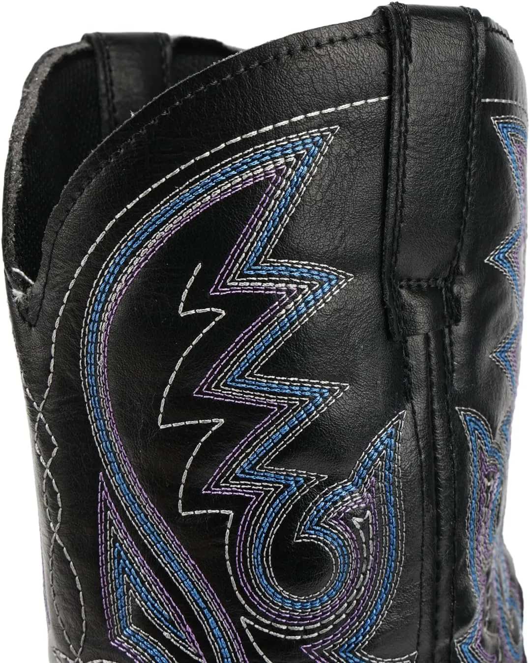 Cowboy Boots for Men Round Toe boots Embroidered Western Boots Traditional Country Boot Pull On Slip Resistant Boots