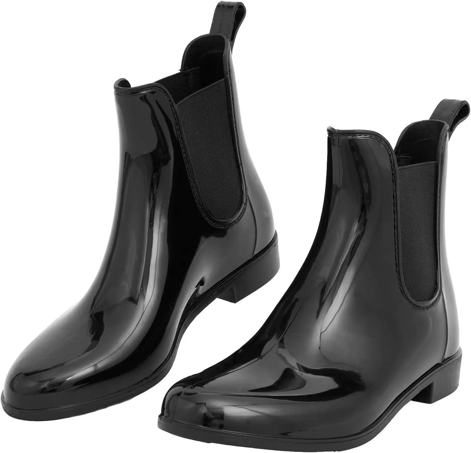 DaeRainy Women's Short Ankle Rain Boots Waterproof Lightweight Chelsea Rain Boots Women Garden Rain Boots