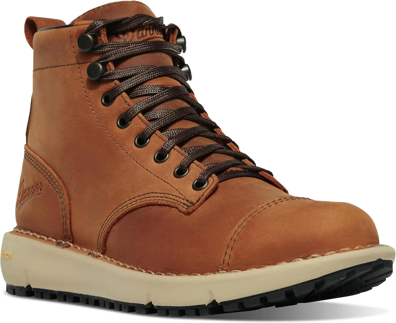 Danner Logger 917 6" Waterproof Hiking Boots for Men - Full-Grain Leather with Breathable Gore-Tex, Vibram SPE Midsole, and 917 Traction Outsole