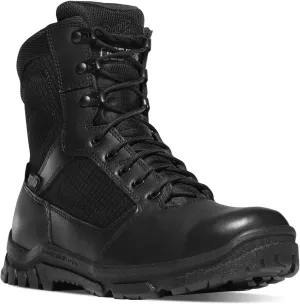 Danner Lookout 8” Side-Zip Tactical Boots for Men - BBP Waterproof, Polishable Full-Grain Leather & Nylon with Comfort Footbed, Slip-Resistant Outsole