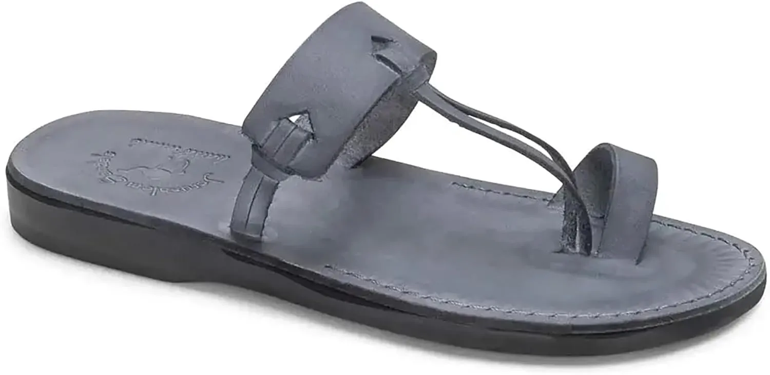 David - Leather Open Toe Sandal - Mens Sandals