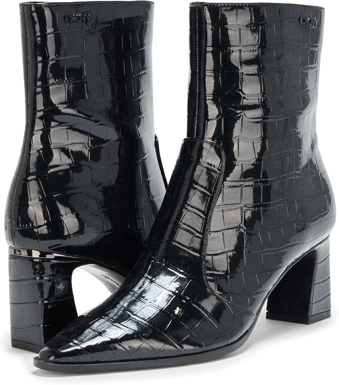 DKNY Women's Sunny Evening Slip on Heeled Bootie Fashion Boot