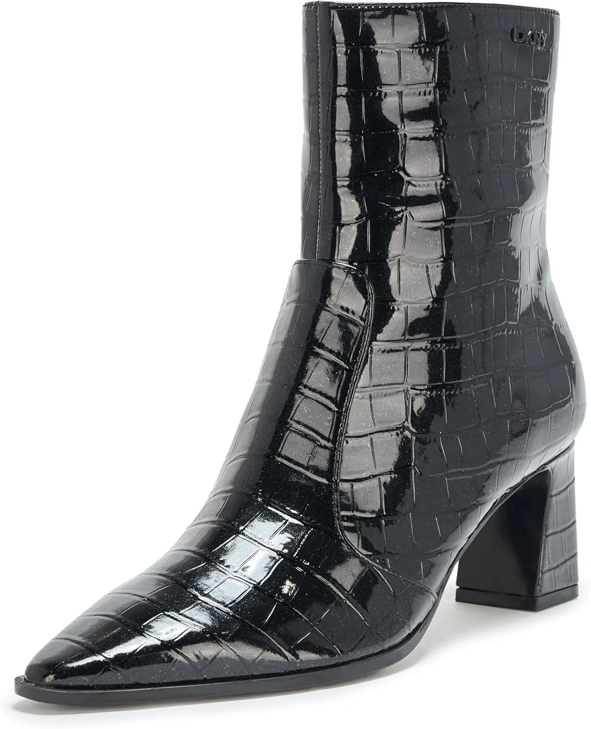 DKNY Women's Sunny Evening Slip on Heeled Bootie Fashion Boot