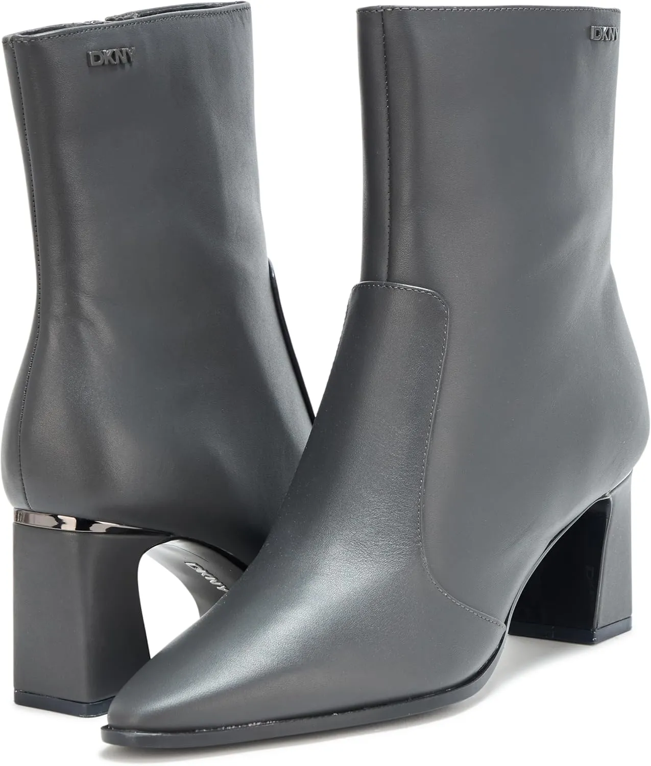 DKNY Women's Sunny Evening Slip on Heeled Bootie Fashion Boot