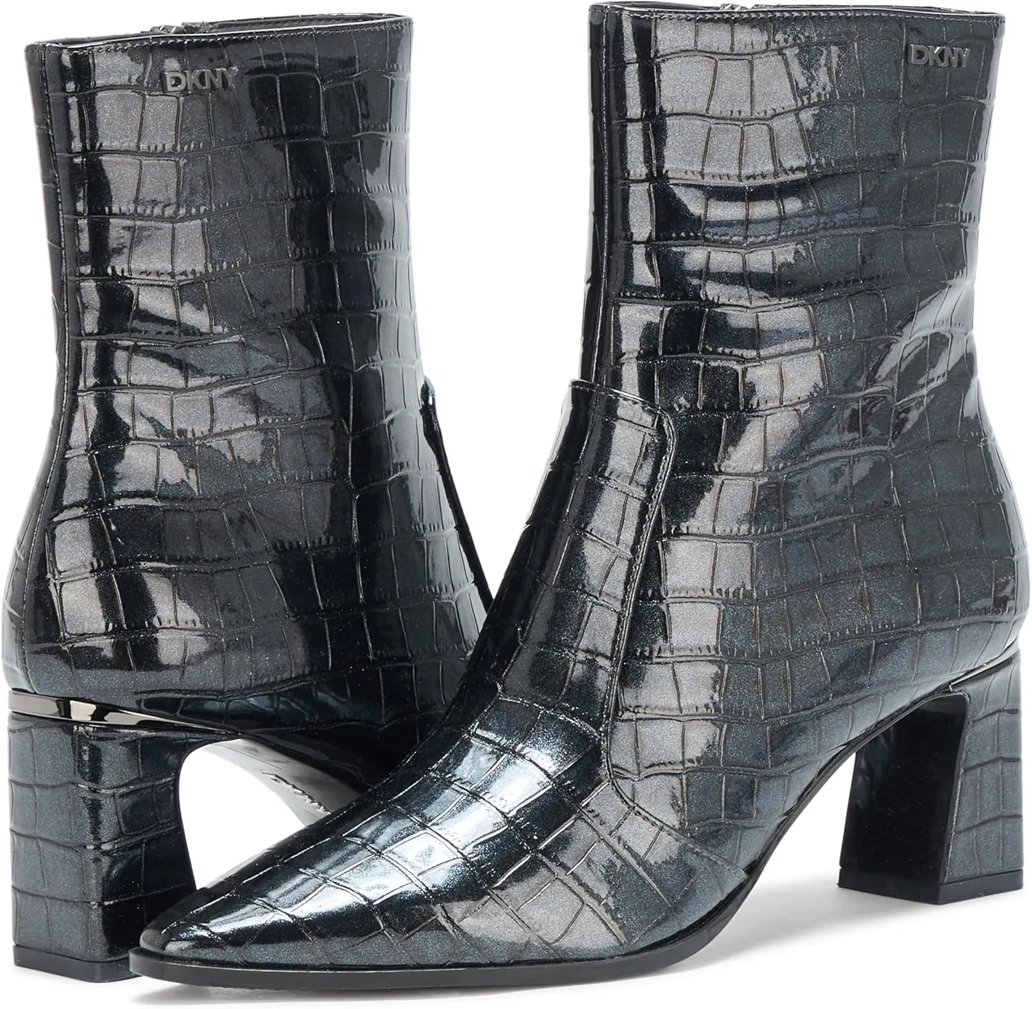 DKNY Women's Sunny Evening Slip on Heeled Bootie Fashion Boot