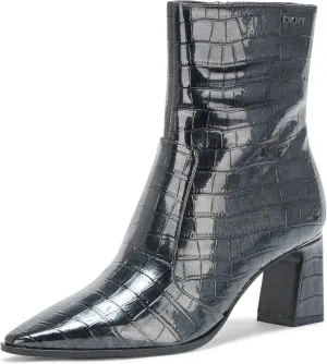DKNY Women's Sunny Evening Slip on Heeled Bootie Fashion Boot
