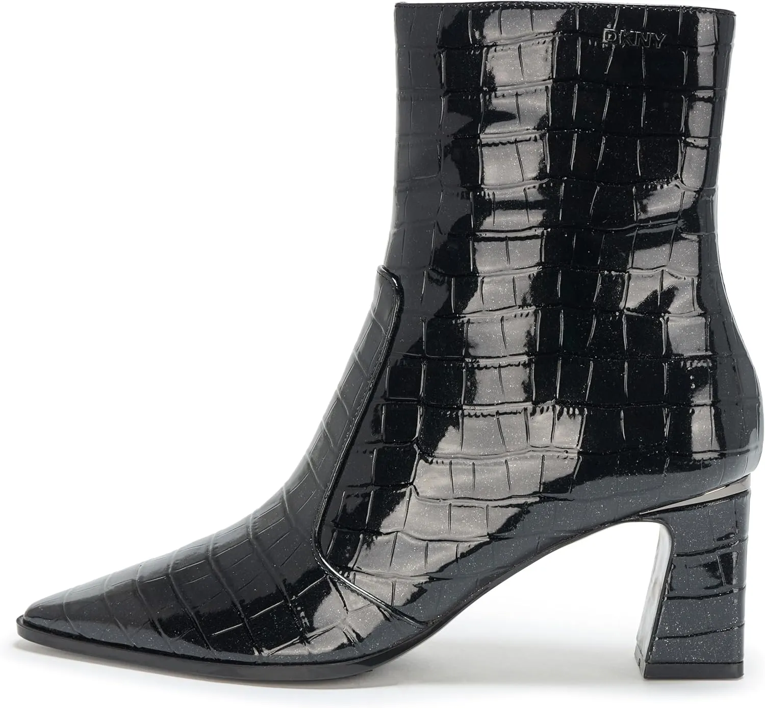 DKNY Women's Sunny Evening Slip on Heeled Bootie Fashion Boot